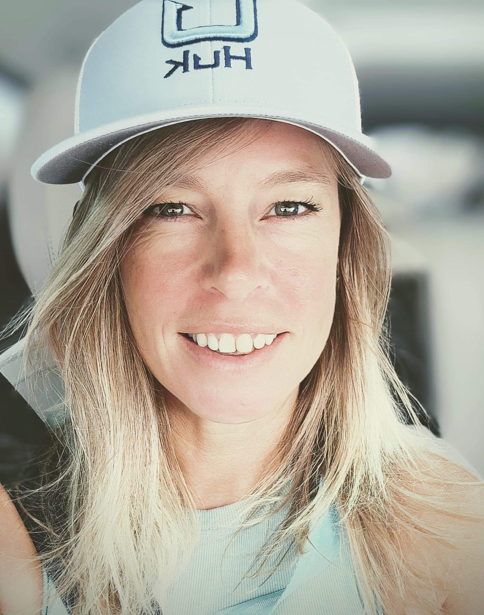 First mate Yvette on the boat